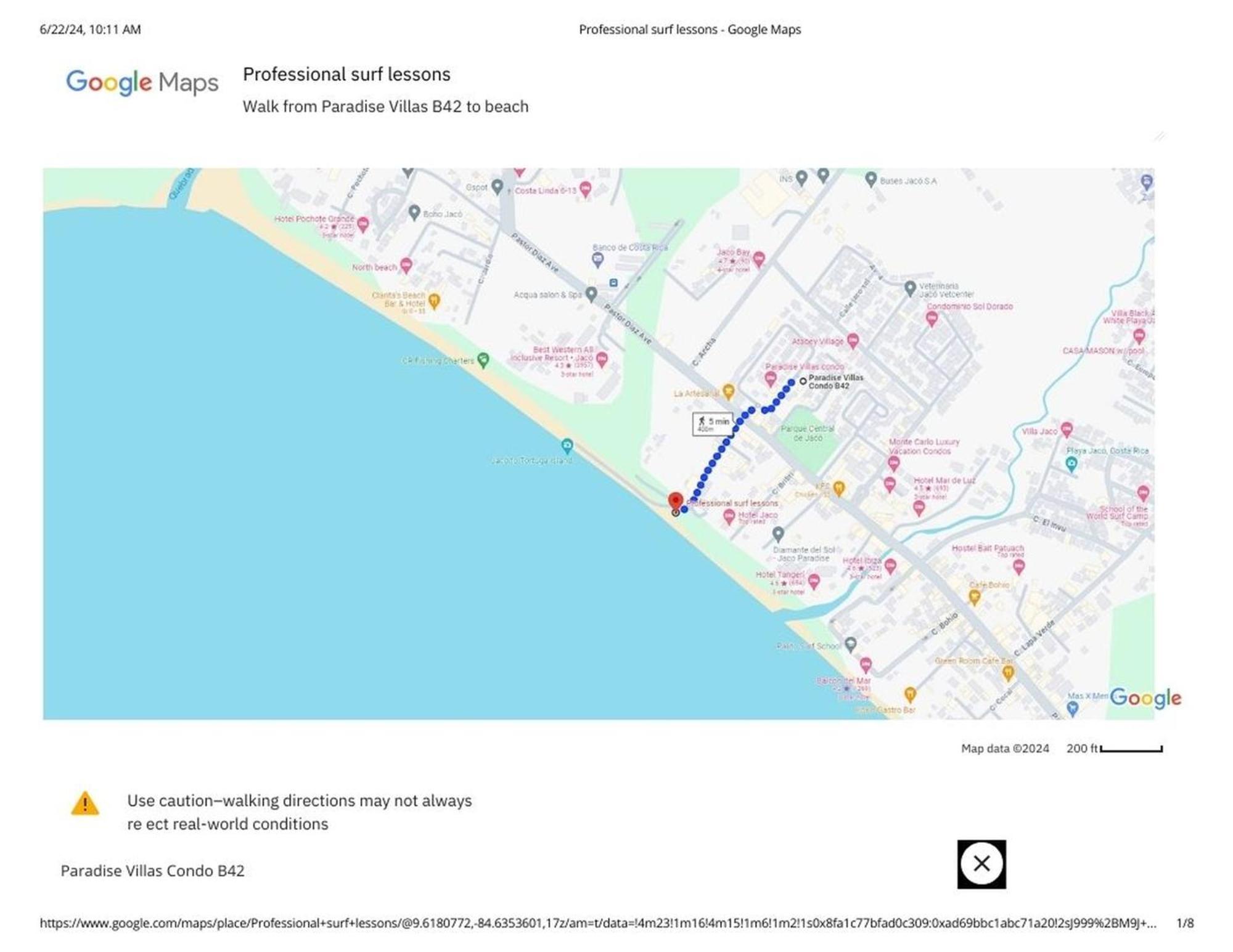 ᐉ COUPLES VILLAS BEACH CONDO B42 1BD NEAR OCEAN ( COSTA RICA，哈科) 真实照片，特价优惠